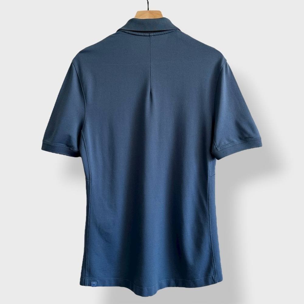 Lululemon Men’s Tech Pique Polo Shirt Medium Blue Live In Practice Performance - Picture 3 of 11